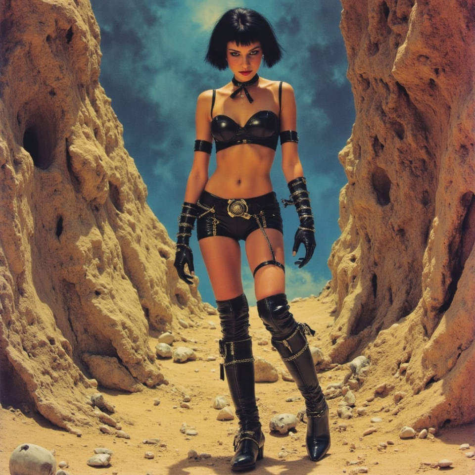 29-12-2025 - Cybergoth girl in desert location - Devils Dolls  - News Blog - Devils Dolls